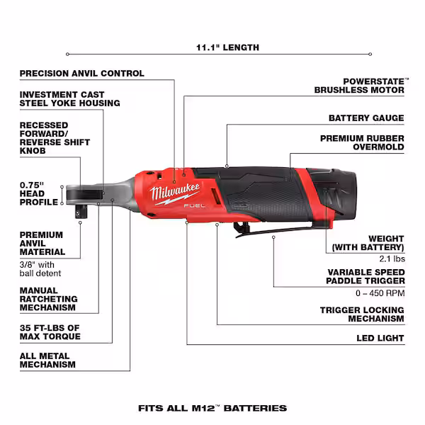 Milwaukee M12 High Speed Ratchet Review: 175 RPM Replaces Pneumatic