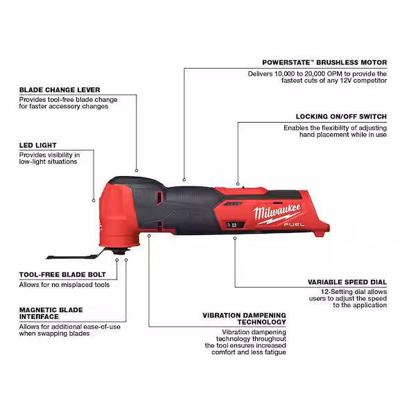 Milwaukee M12 Oscillating Multi-Tool Review: 20,000 OPM Precision Power